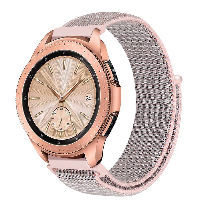 EG Cinturini (Samsung Galaxy Galaxy Watch Active 2 40 mm / Galaxy Watch Active 2 44 mm / Galaxy Watch Active 40 mm, Grigio, Rosa)
