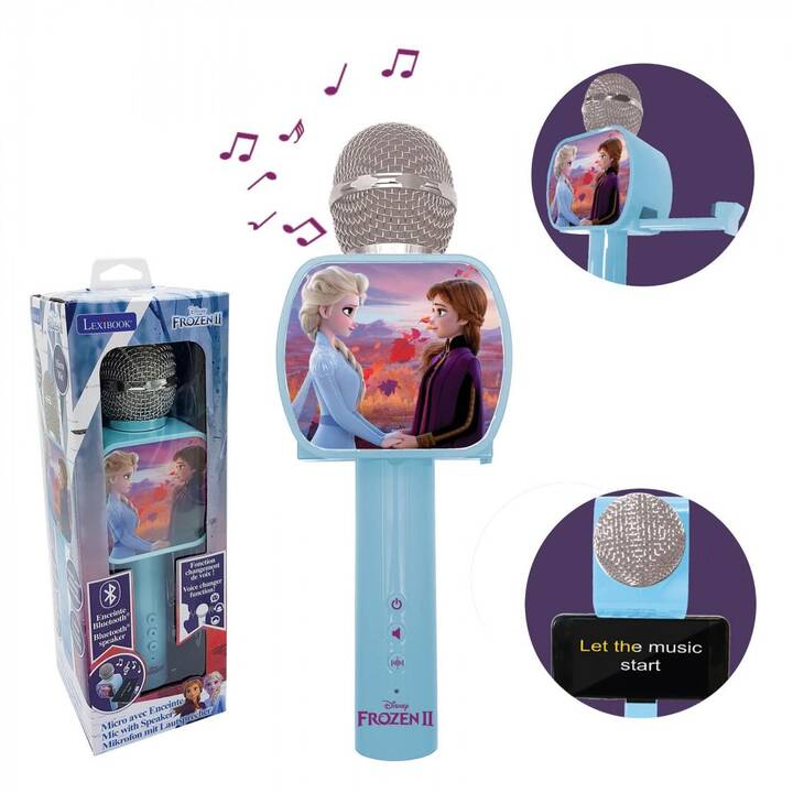 LEXIBOOK Karaoke per bambini Frozen (Blu)