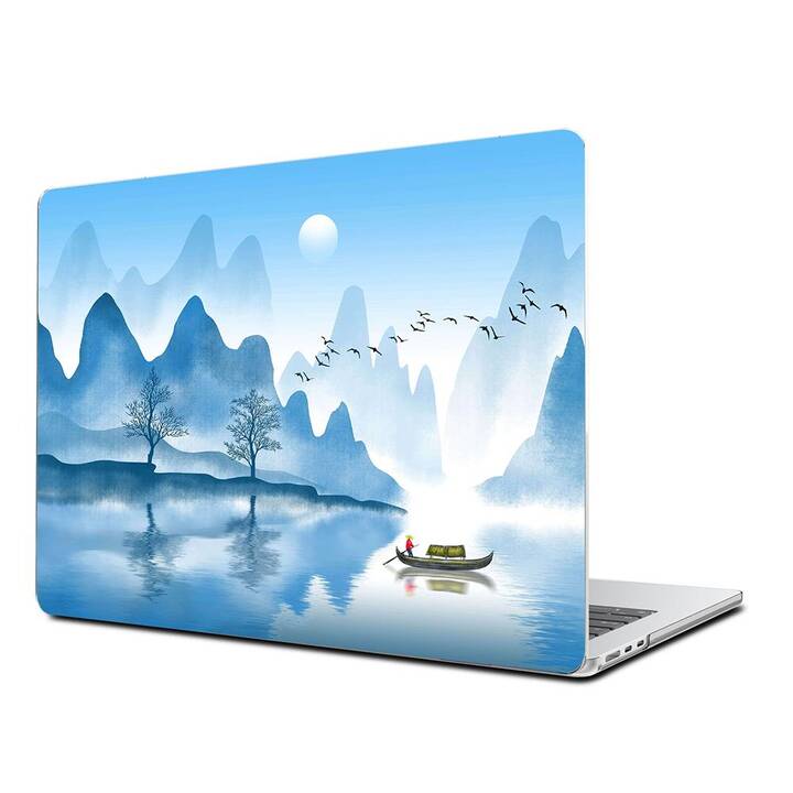 EG Hardcase (MacBook Air 13" M3 2024, Kunst, Blau)