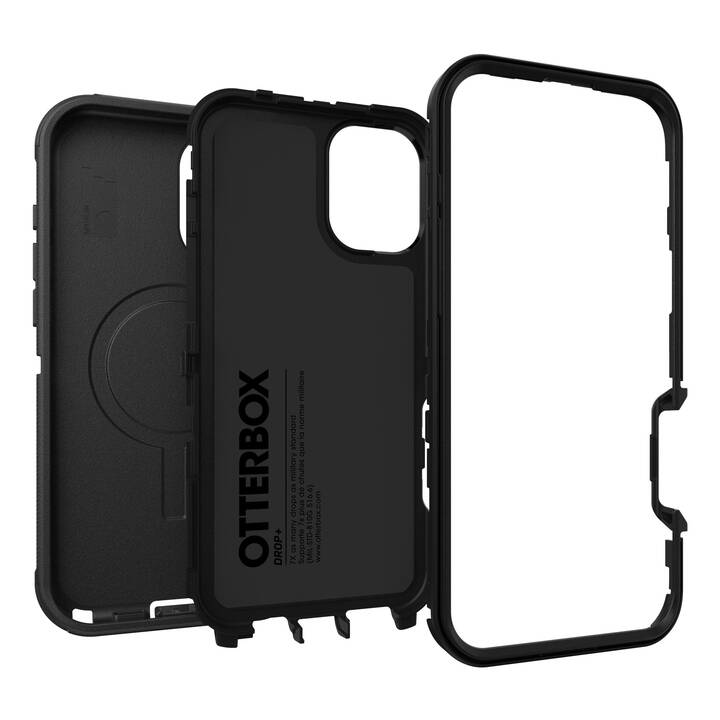 OTTERBOX Backcover MagSafe Defender Series (iPhone 16 Plus, Schwarz)