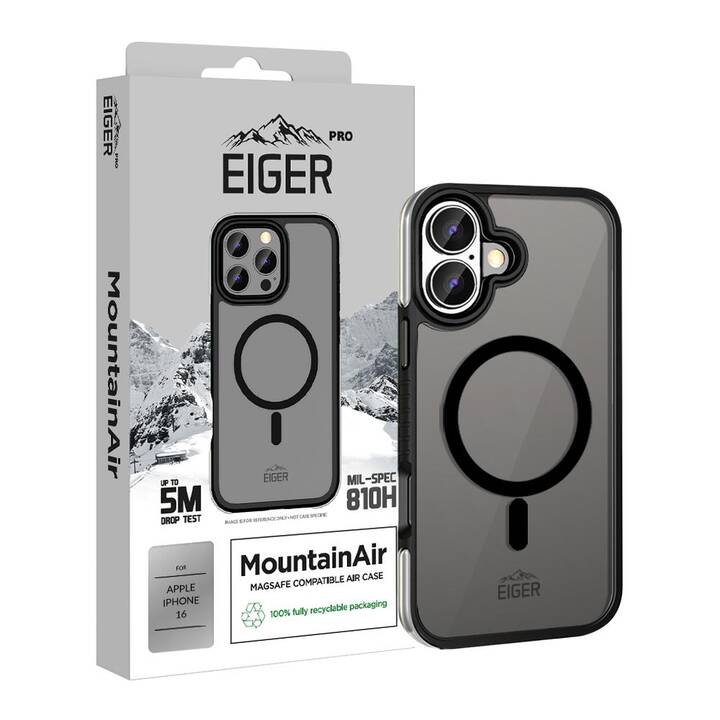 EIGER Backcover MagSafe Mountain Air (iPhone 16, Transparente)