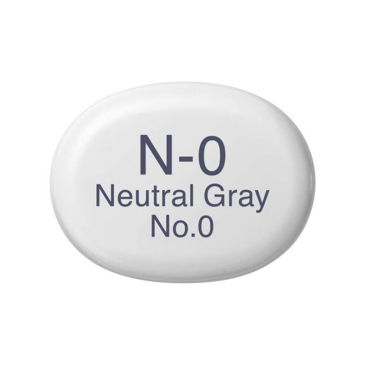 COPIC Grafikmarker Sketch N-0 Neutral Grey No.0 (Grau, 1 Stück)