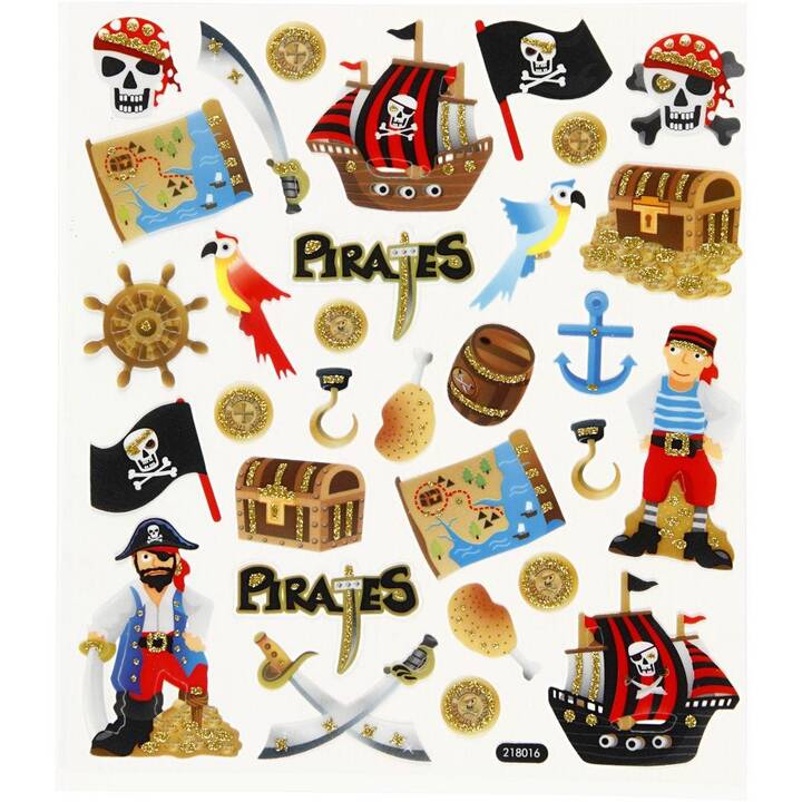 CREATIV COMPANY Autocollant Pirate (Pirates)