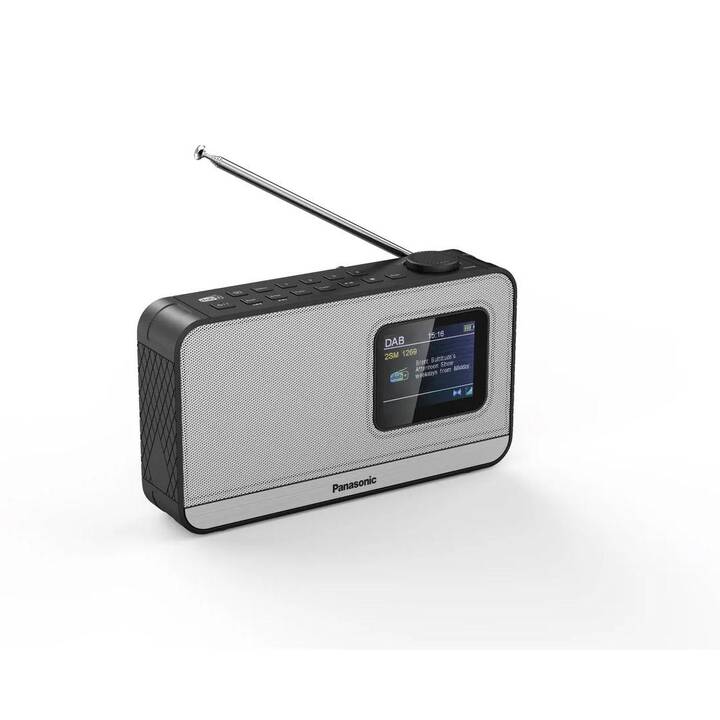 PANASONIC Portable D15 Digitalradio (Schwarz, Weiss)