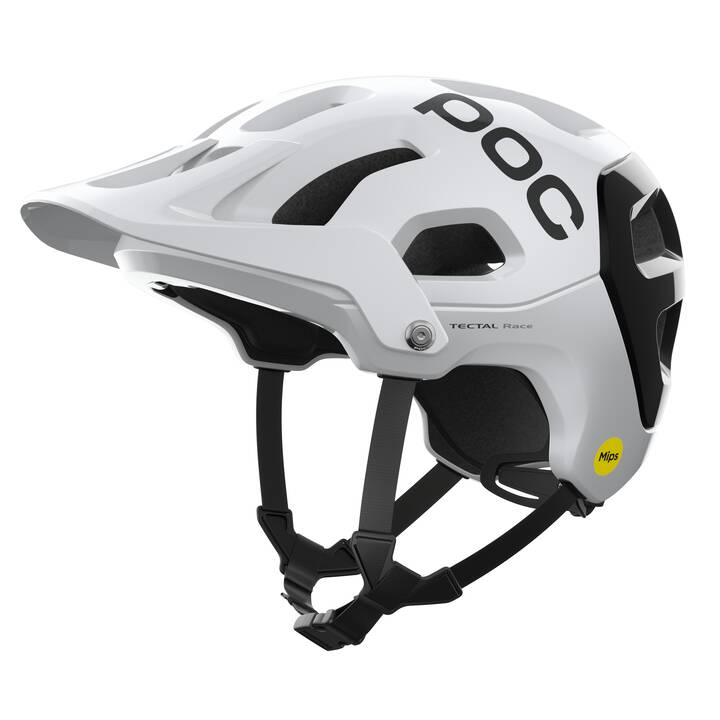 POC Unisexe Casque de VTT Tectal Race MIPS (M, Blanc) - Interdiscount