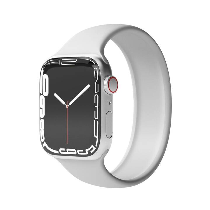 VONMÄHLEN Solo Loop Armband (Apple Watch Series 8 / Series 9 / Series 3, Grau)