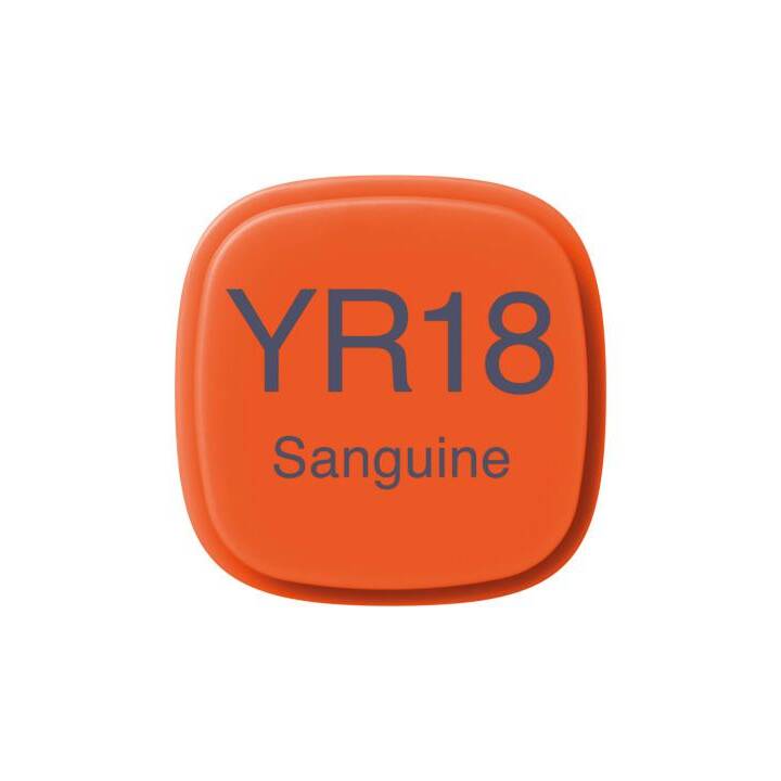 COPIC Grafikmarker Classic YR18 Sanguine  (Rot, 1 Stück)
