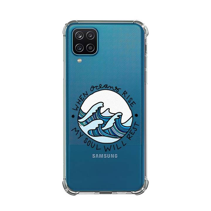 EG Backcover (Galaxy A12, Mer, Transparent)