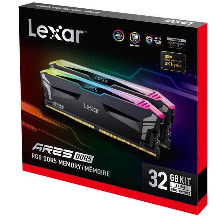 LEXAR LD5EU016G-R6400GDLA (2 x 16 GB, DDR5 6400 MHz, DIMM 288-Pin)