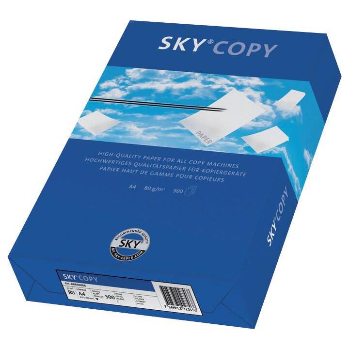 SKY Papier photocopie (500 feuille, A3, 80 g/m2)