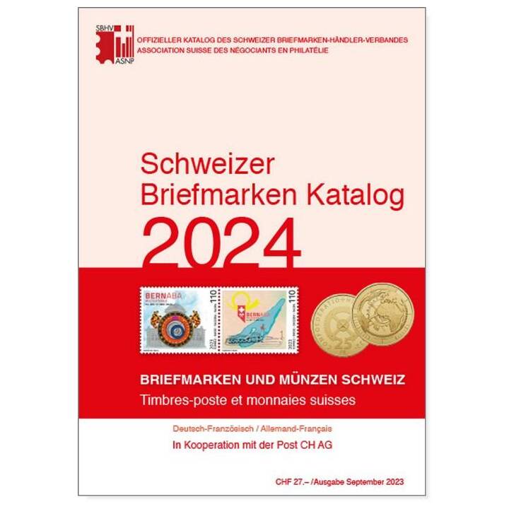 Schweizer Briefmarken Katalog 2024