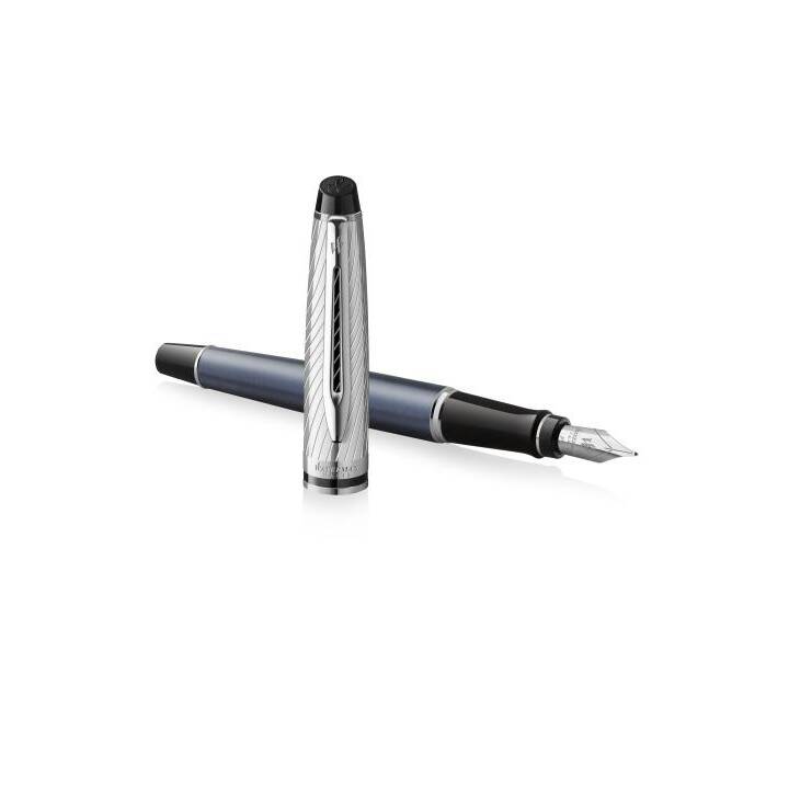 WATERMAN  Expert Deluxe Penne stilografice (Metallico, Argento, Grigio)