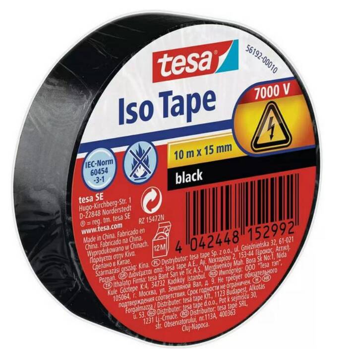 TESA Isolierband Set (15 mm x 10 m, 1 Stück)