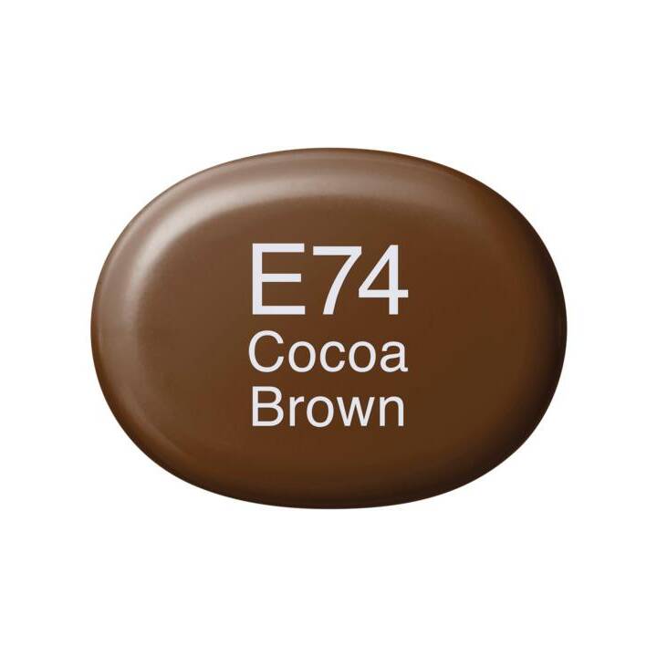 COPIC Marqueur de graphique Sketch E74 Cocoa Brown (Brun, 1 pièce)