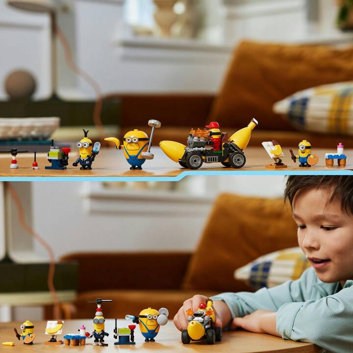 LEGO Despicable Me Les Minions et la voiture-banane (75580)