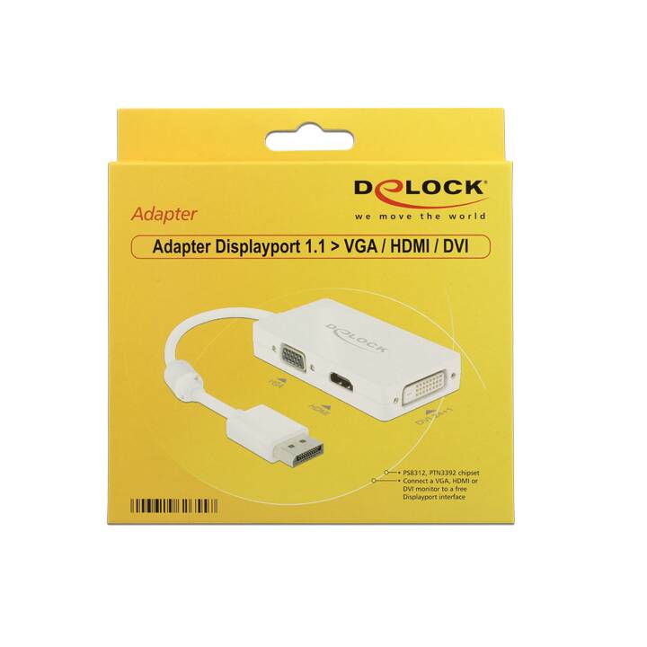 DELOCK Adaptateur vidéo (DisplayPort)