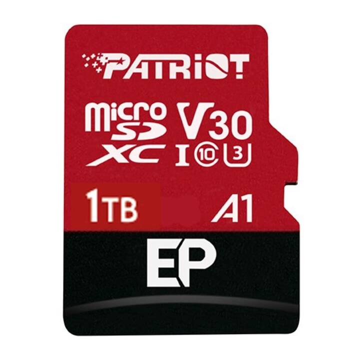 PATRIOT MEMORY MicroSDXC Patriot EP Pro (Class 10, 1000 Go, 90 Mo/s)