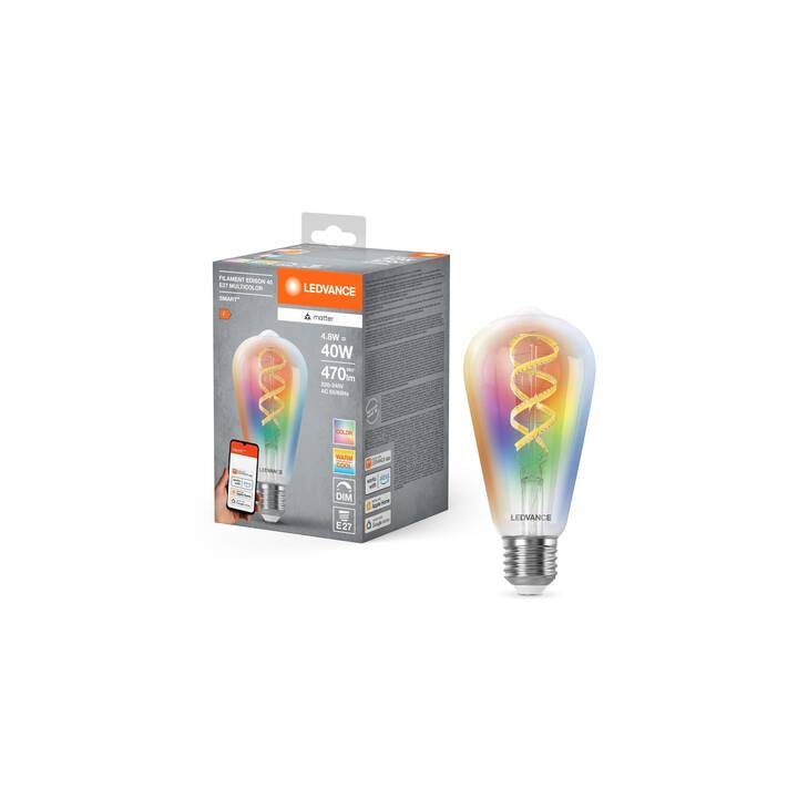 LEDVANCE LED Birne Smart+ (E27, WLAN, 4.8 W)