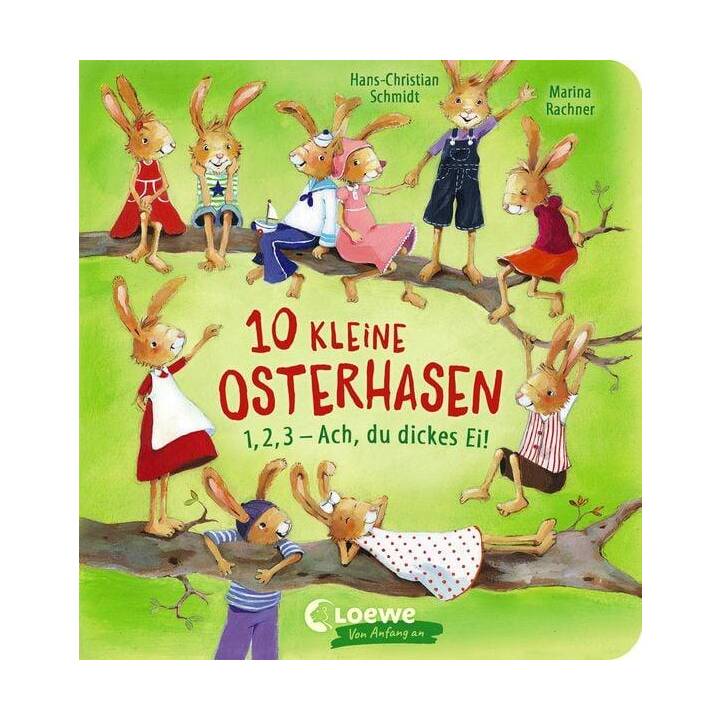 10 kleine Osterhasen