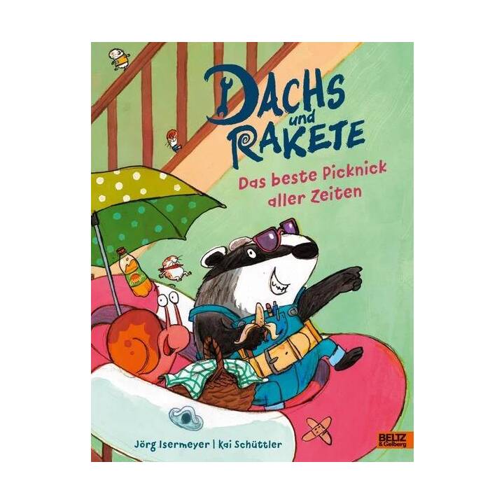 Dachs und Rakete - Das beste Picknick aller Zeiten. Vierfarbiges Bilderbuch