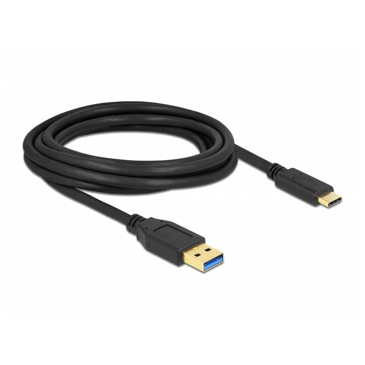 DELOCK Câble USB (USB de type A, USB de type C, 3 m)