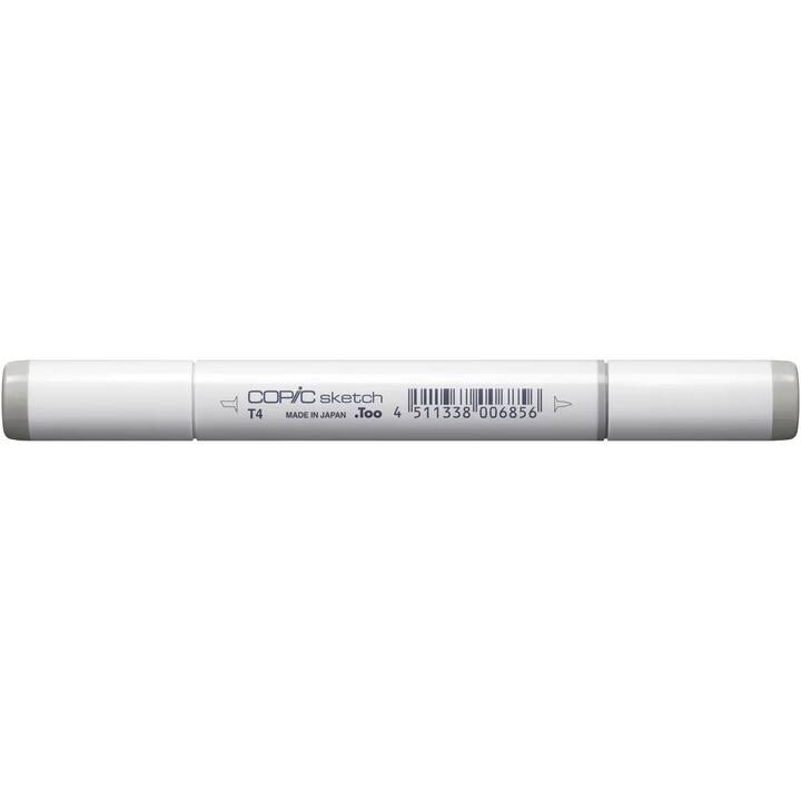 COPIC Marqueur de graphique Sketch T-4 - Toner Gray No.4 (Gris, 1 pièce)