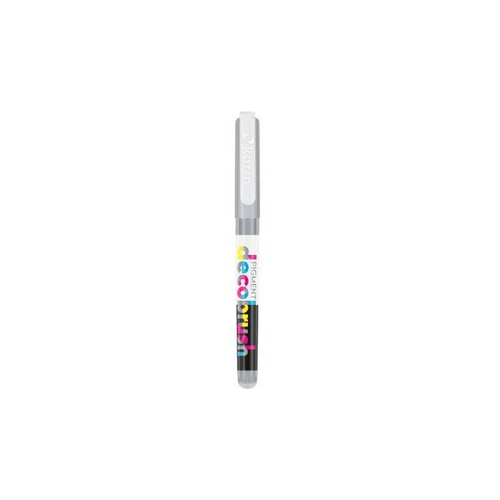 KARIN Marqueur acrylique Pigment DecoBrush 442U (Gris, 1 pièce)