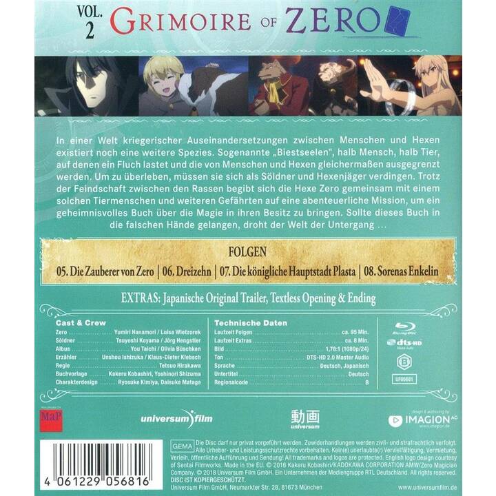Grimoire of Zero - Vol. 2 (JA, DE)