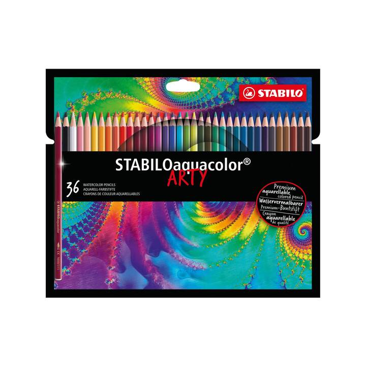STABILO Crayons de couleur aquarellables (36 pièce)