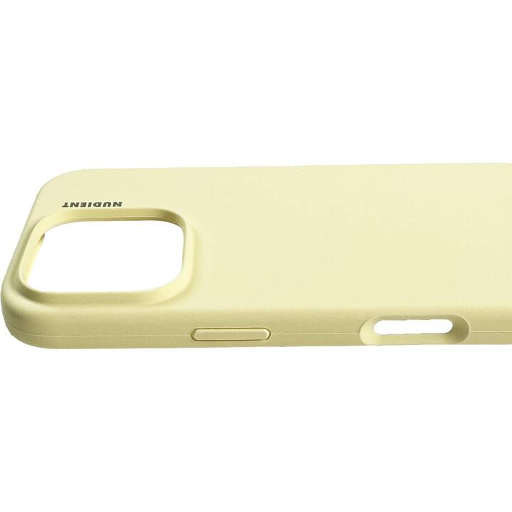 NUDIENT Backcover MagSafe Base (iPhone 16 Pro, Giallo pastello)