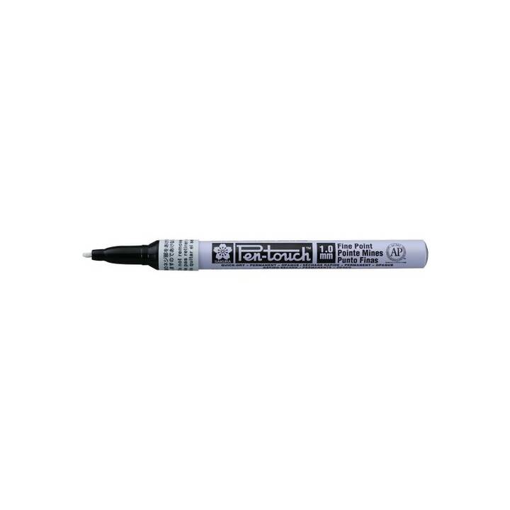 SAKURA Marqueur permanent Pen-Touch (Blanc, 1 pièce)