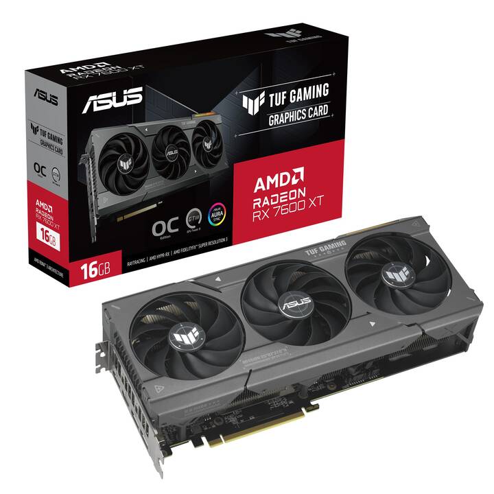ASUS TUF-RX7600XT-O16G-GAMING AMD Radeon RX 7600 XT (16 Go)
