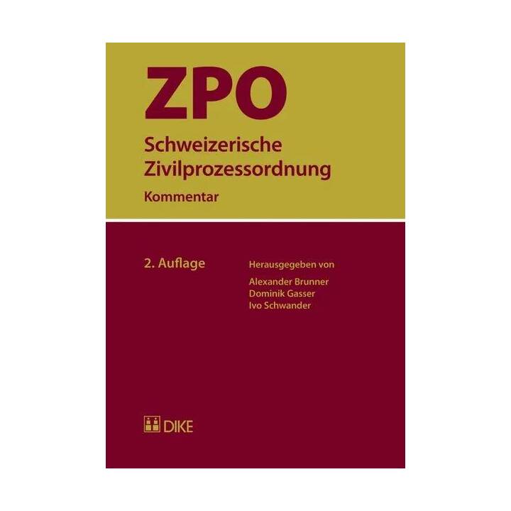 Schweizerische Zivilprozessordnung ZPO