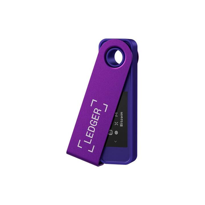 LEDGER Nano S Plus Crypto Wallet (Perl Améthyste, USB de type C)