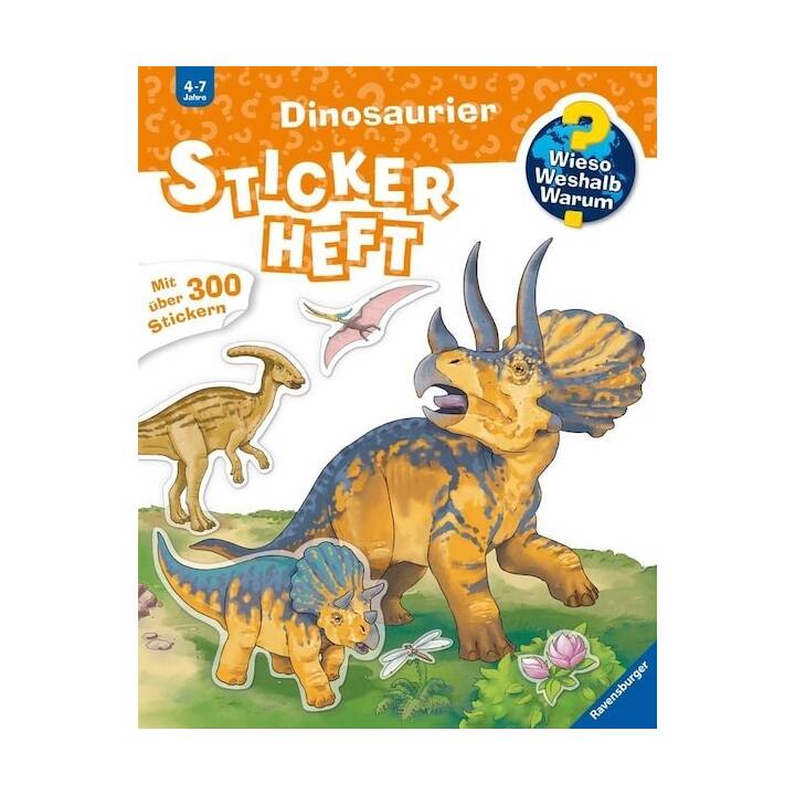 Dinosaurier Stickerheft