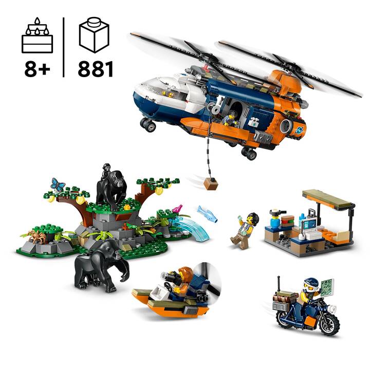 LEGO City Elicottero dell’Esploratore della giungla (60437)