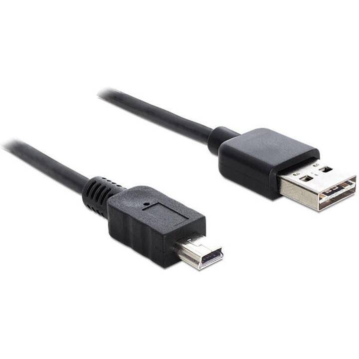 DELOCK Cavo USB (Mini USB 2.0 di tipo B, USB 2.0 di tipo A, 1 m)