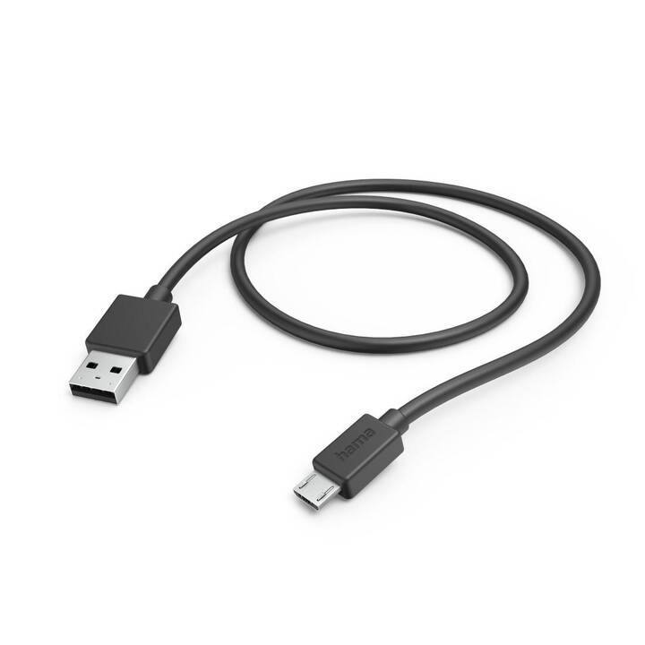 HAMA USB-Kabel (USB Typ A, Micro USB, 1 m)