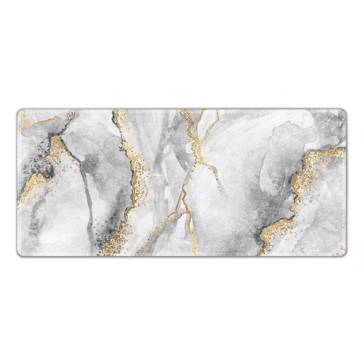 EG Tischset (100x50cm) - grau - marmor
