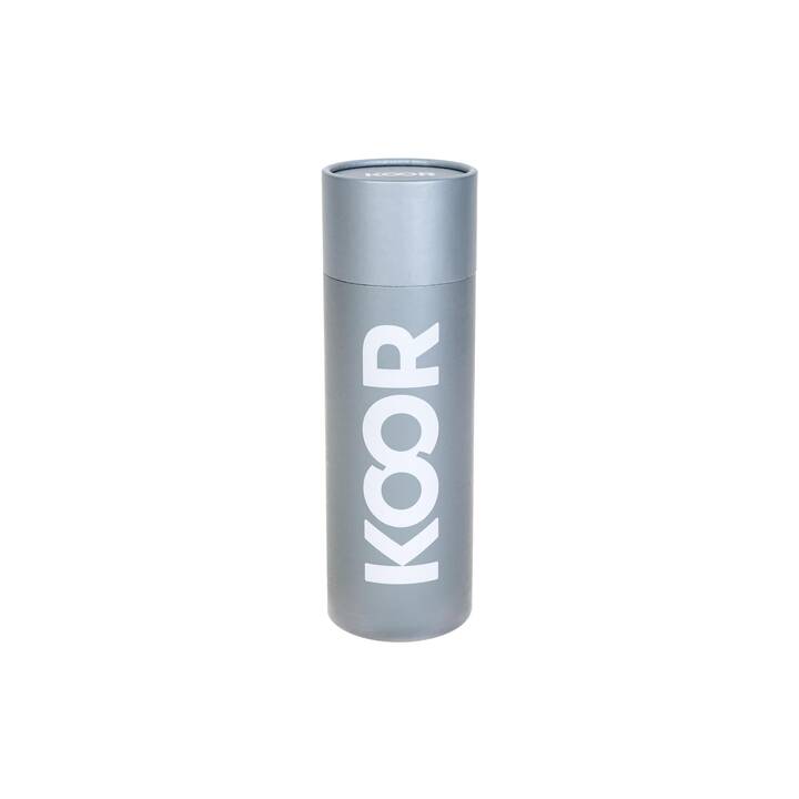 KOOR Thermo Trinkflasche Steel (0.5 l, Silber)