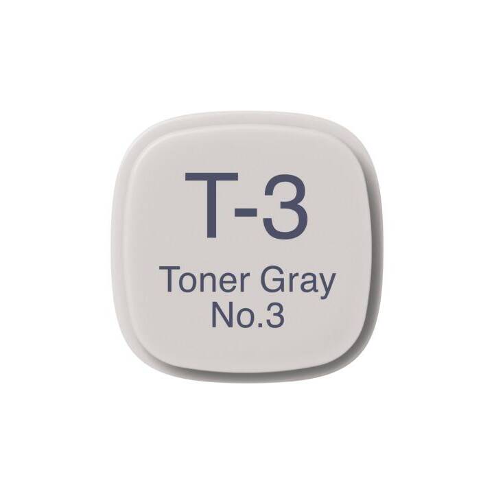 COPIC Marqueur de graphique Classic T-3 - Toner Gray No.3 (Gris, 1 pièce)