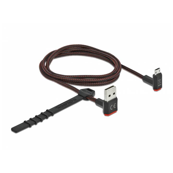 DELOCK USB-Kabel (USB 2.0 Typ-A, Micro USB 2.0 Typ-B, 1 m)