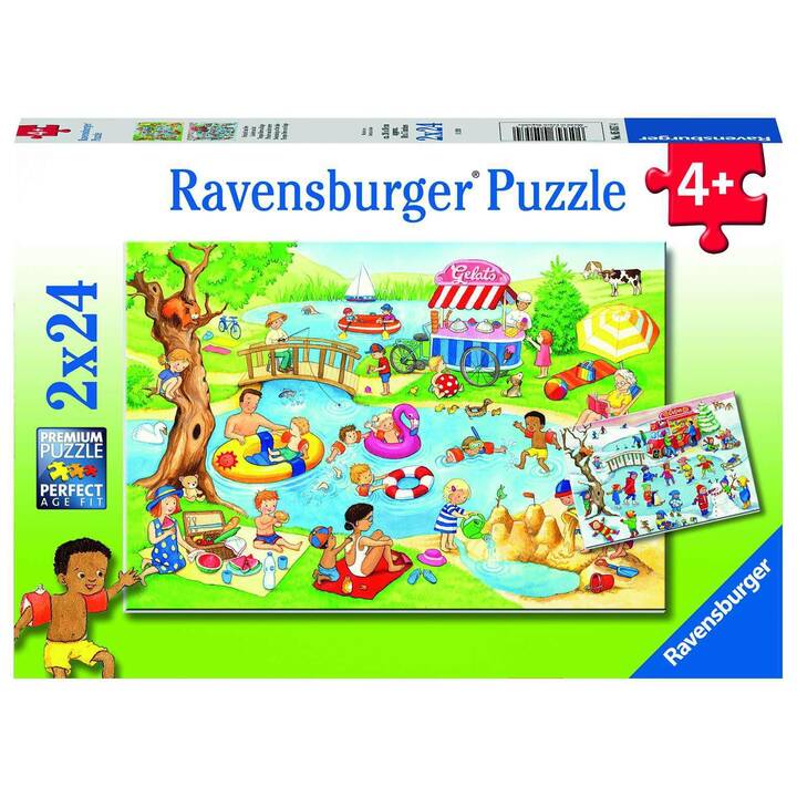 RAVENSBURGER Quotidianità Puzzle (2 x 48 x, 24 x)