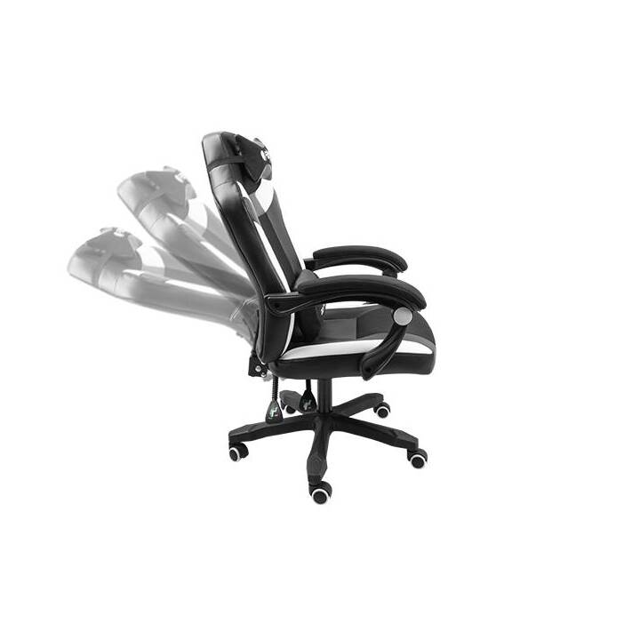 NATEC Gaming Chaise Avenger (Noir, Blanc)
