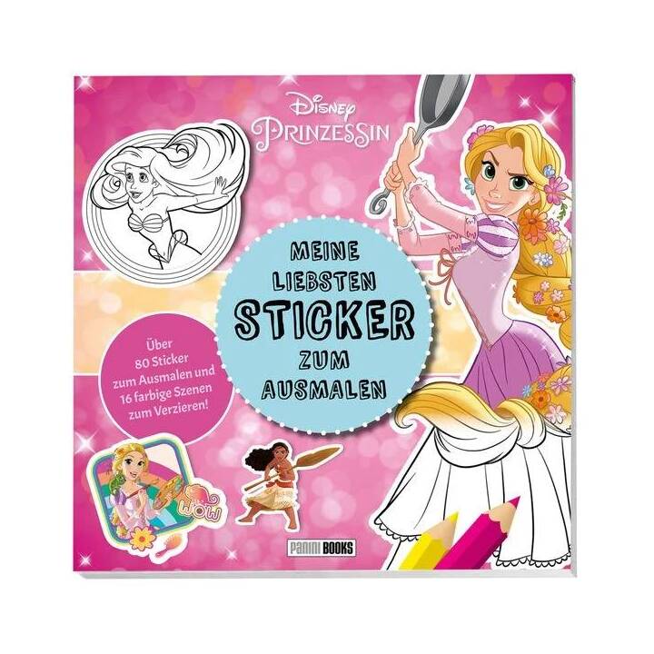 Disney Prinzessin: Meine liebsten Sticker zum Ausmalen