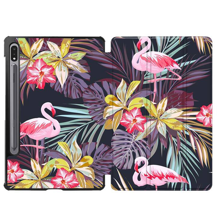 EG coque pour Samsung Galaxy Tab S8 11" (2022) - rose - flamant rose