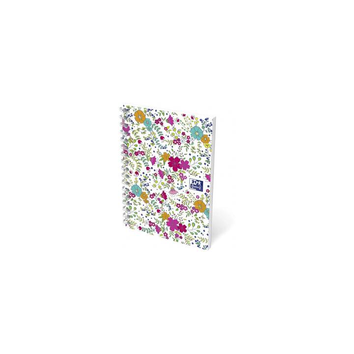 OXFORD Taccuini ForMe Floral (A6, Quadrettato)