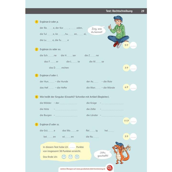 Team Drachenstark: Das grosse Trainingsbuch Deutsch 2. Klasse