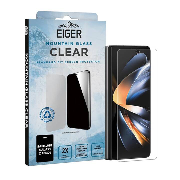 EIGER Verre de protection d'écran (Galaxy Z Fold 6, 1 pièce)