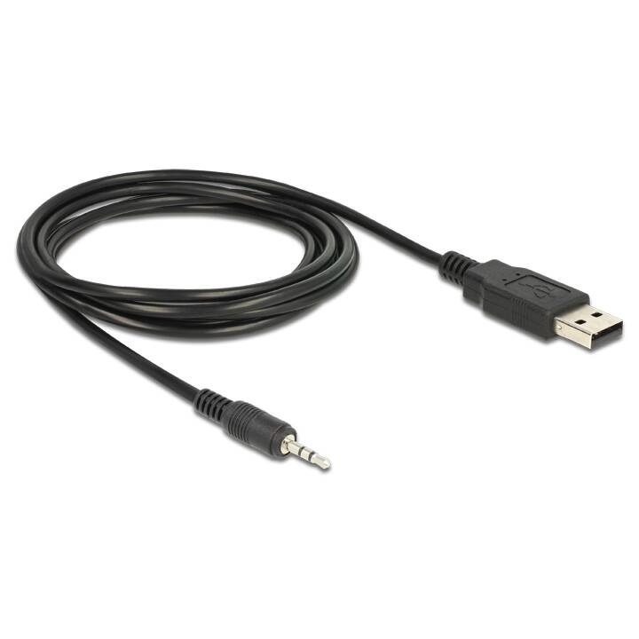 DELOCK USB-Kabel (2.5 mm Klinke, USB 2.0 Typ-A, 1.8 m)